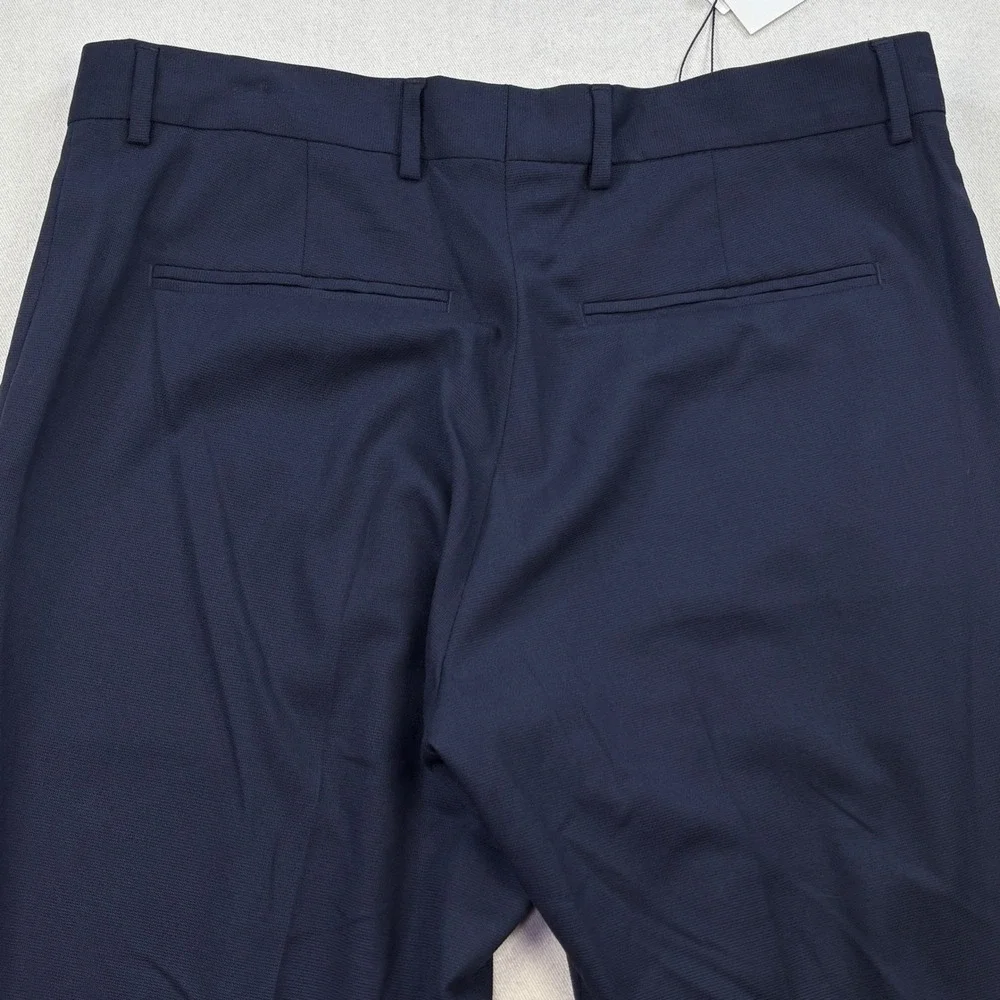 Zara Man Join Life Navy Blue Textured Dress Pants Trousers Mens Size 31 1564/345
